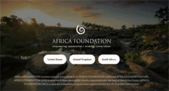 Desktop Screenshot of africafoundation.org