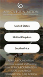 Mobile Screenshot of africafoundation.org